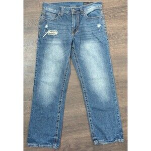 TK Axel Jeans Mens 35x29 Blue Denim Bootcut Grunge American Y2K Vintage (590)